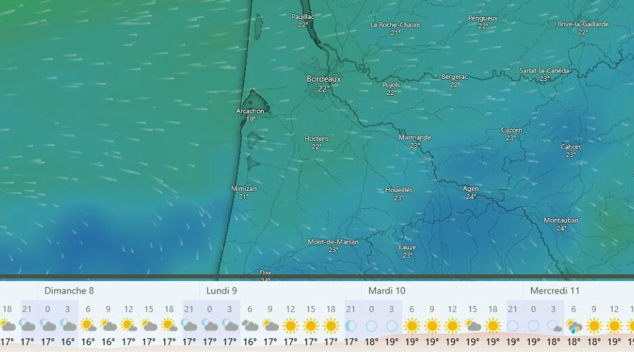Prévisions météo marine